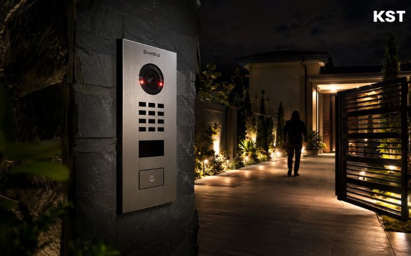 cảm biến 4d chuông cửa doorbird cảnh báo chống trộm ban đêm