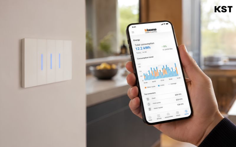 quản lý năng lượng bticino smart home
